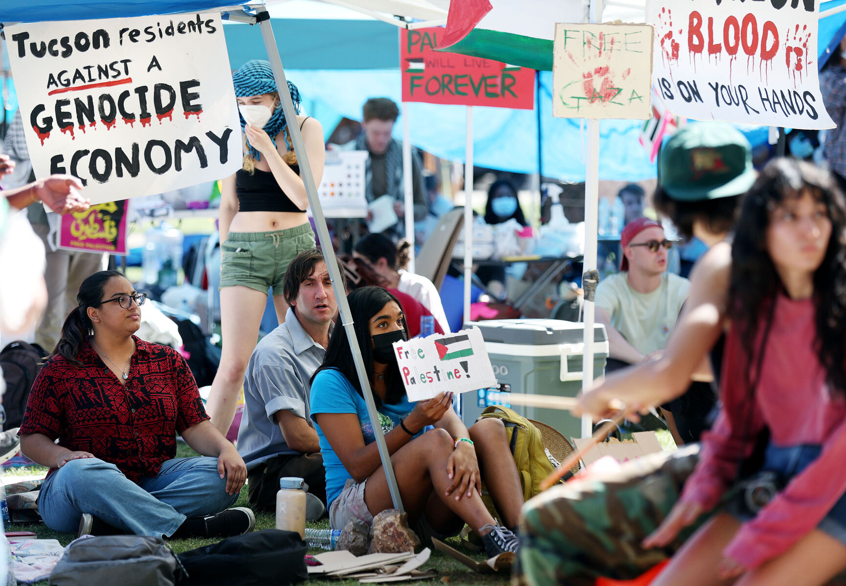 Pro-Palestinian 'encampment' at UA